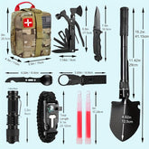 152 - in - 1 Multipurpose Tool Box Emergency Survival Kit - Trailmark Outdoors