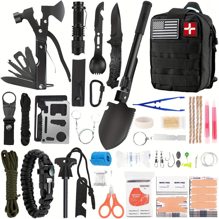 152 - in - 1 Multipurpose Tool Box Emergency Survival Kit - Trailmark Outdoors