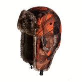 1pc Camouflage Fleece Thermal Hat With Ear Protection - Trailmark Outdoors