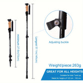 2pcs Durable Telescopic Multifunctional Aluminum Trekking... - Trailmark Outdoors