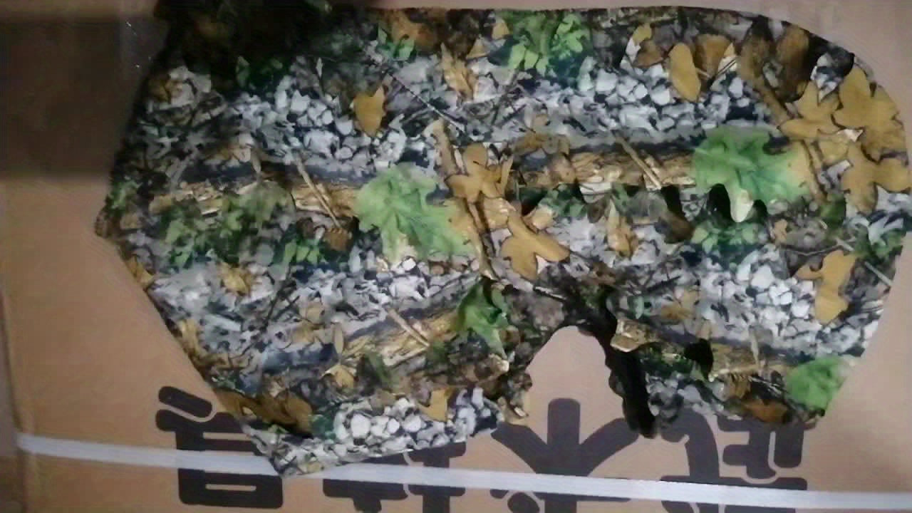 3D Leafy Camouflage Ghillie Headgear Mask