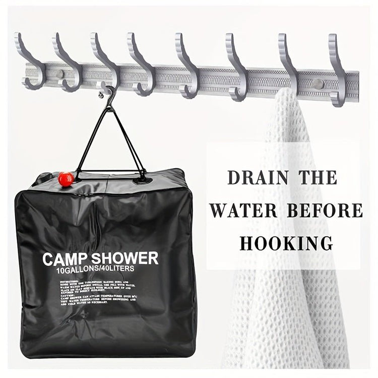 40L Extra - Large Portable Solar Heated Shower - Trailmark Outdoors