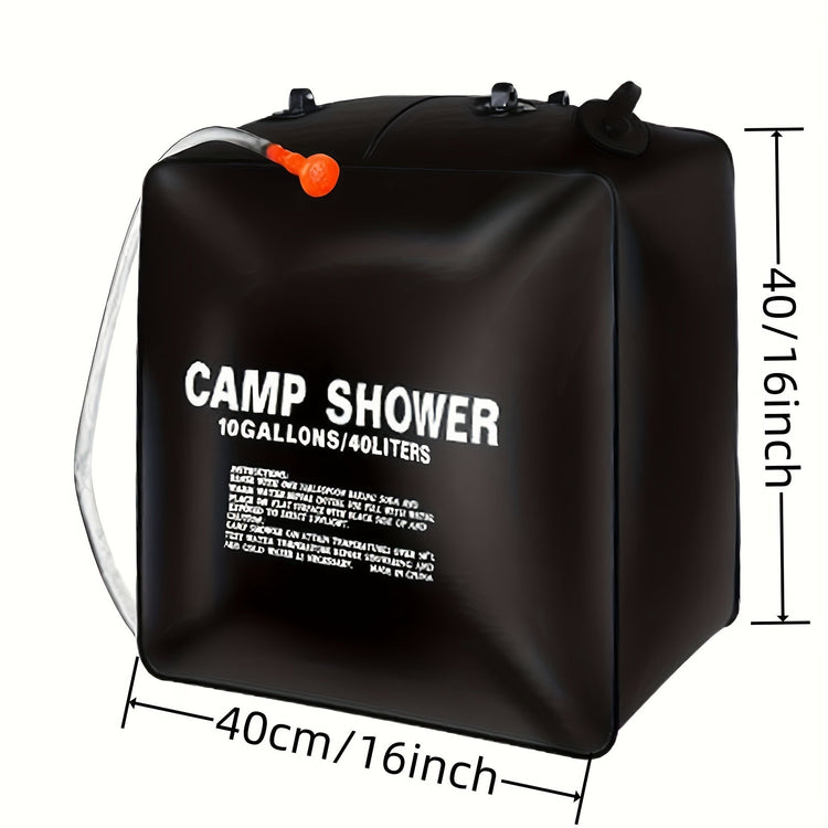 40L Extra - Large Portable Solar Heated Shower - Trailmark Outdoors