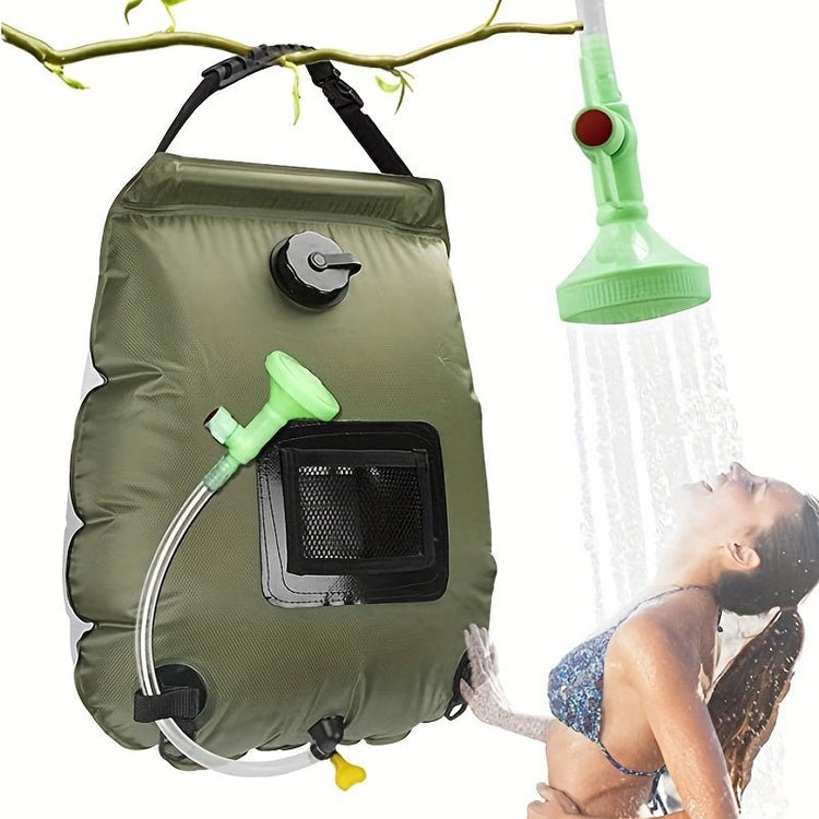 5 Gallon Solar Heated Camping Shower Bag - Trailmark Outdoors