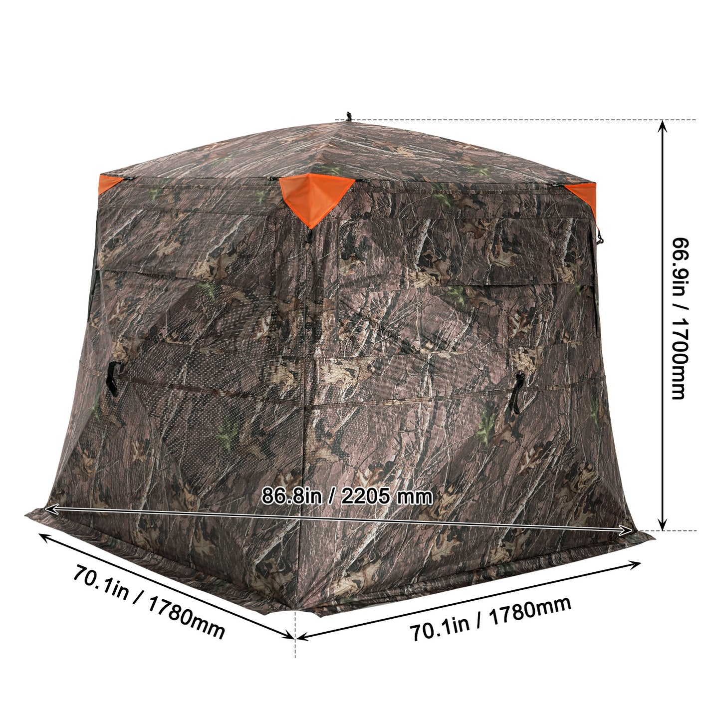 71 inch VEVOR Hunting Blind 270° See Through