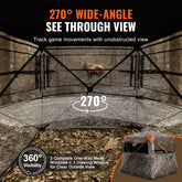 71 inch VEVOR Hunting Blind 270° See Through - Trailmark Outdoors