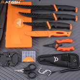 ATISEN Heavy Duty Fishing Knife Set with Non-Stick Coating