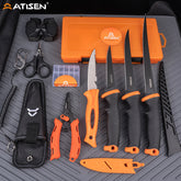 ATISEN Heavy Duty Fishing Knife Set with Non-Stick Coating