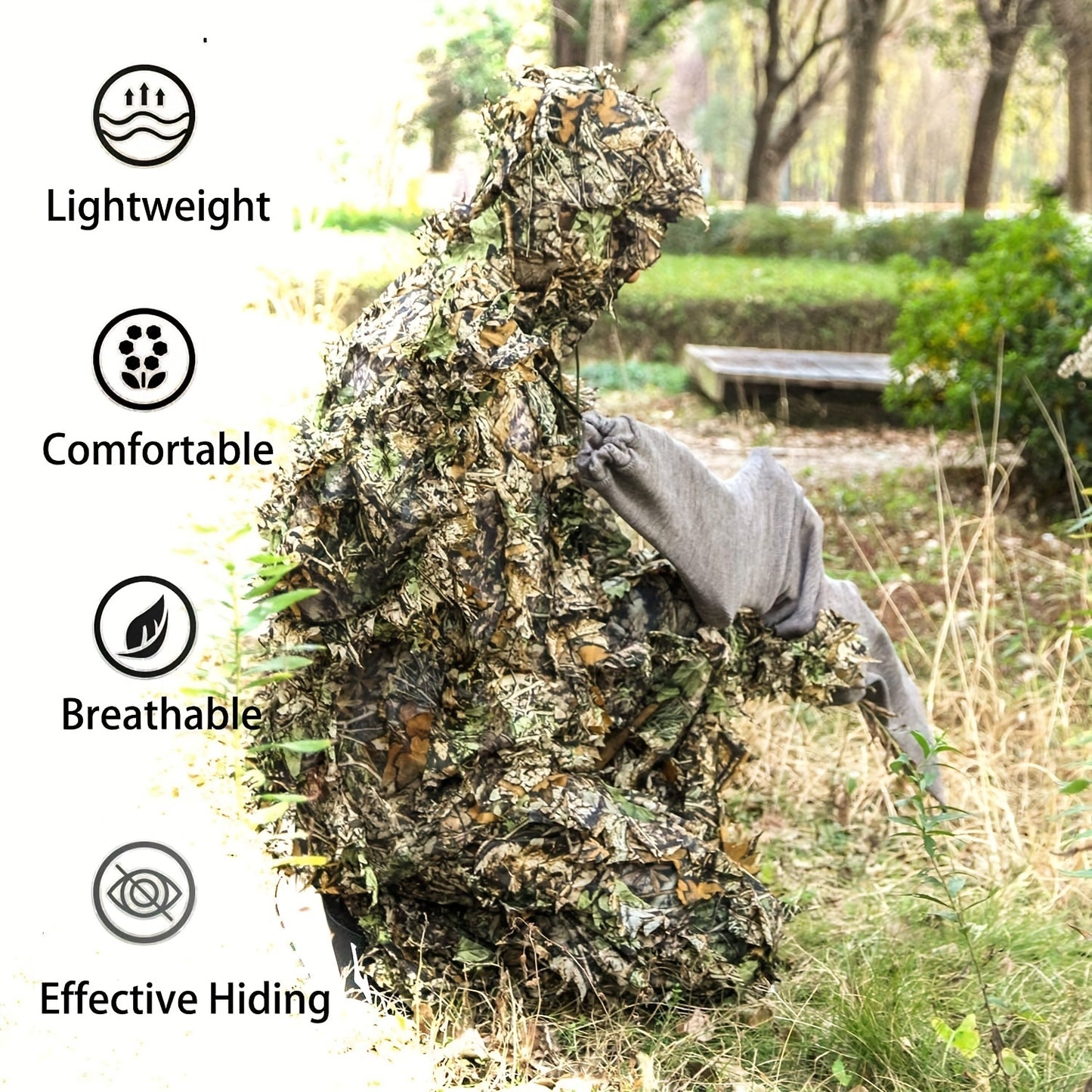 Adult 3D Green Leaf Suit