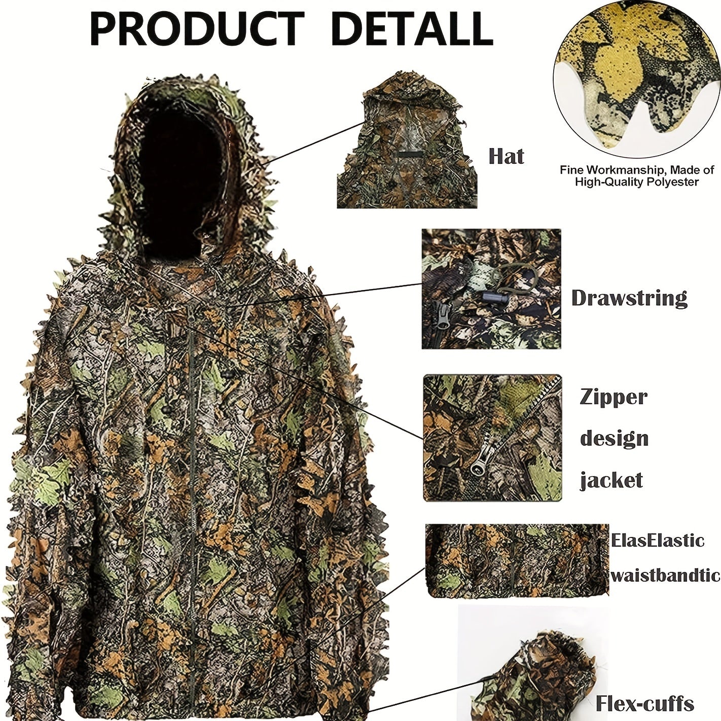 Adult 3D Green Leaf Suit