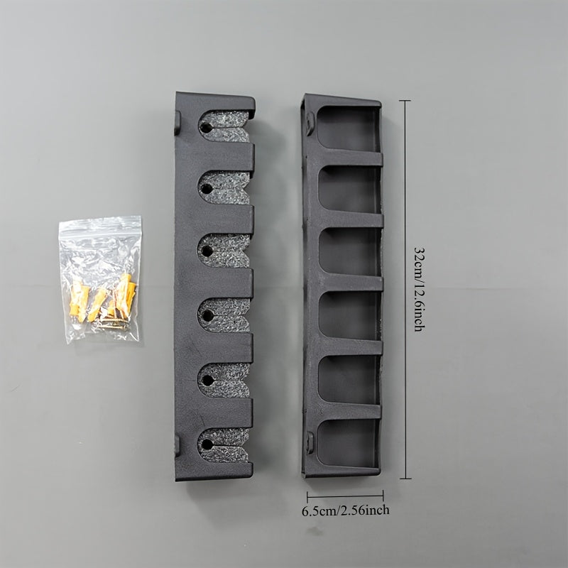 Easy-Install Black ABS Fishing Rod Holder