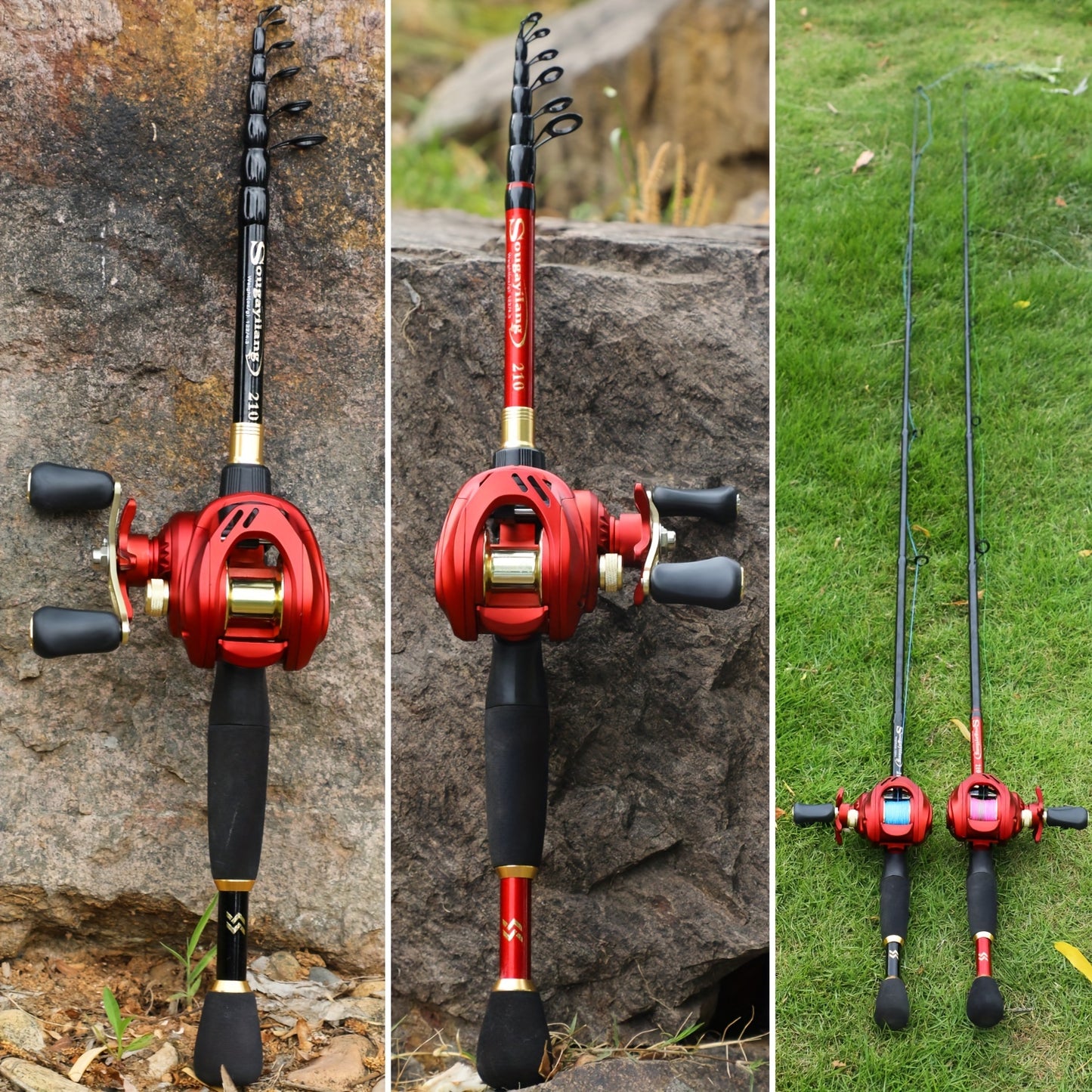 Sougayilang Water Drop Reel Fishing Rod