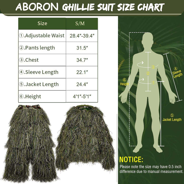 ABORON 5 in 1 Ghillie Suit - Trailmark Outdoors