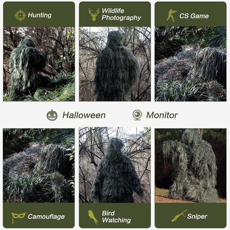 ABORON 5 in 1 Ghillie Suit - Trailmark Outdoors