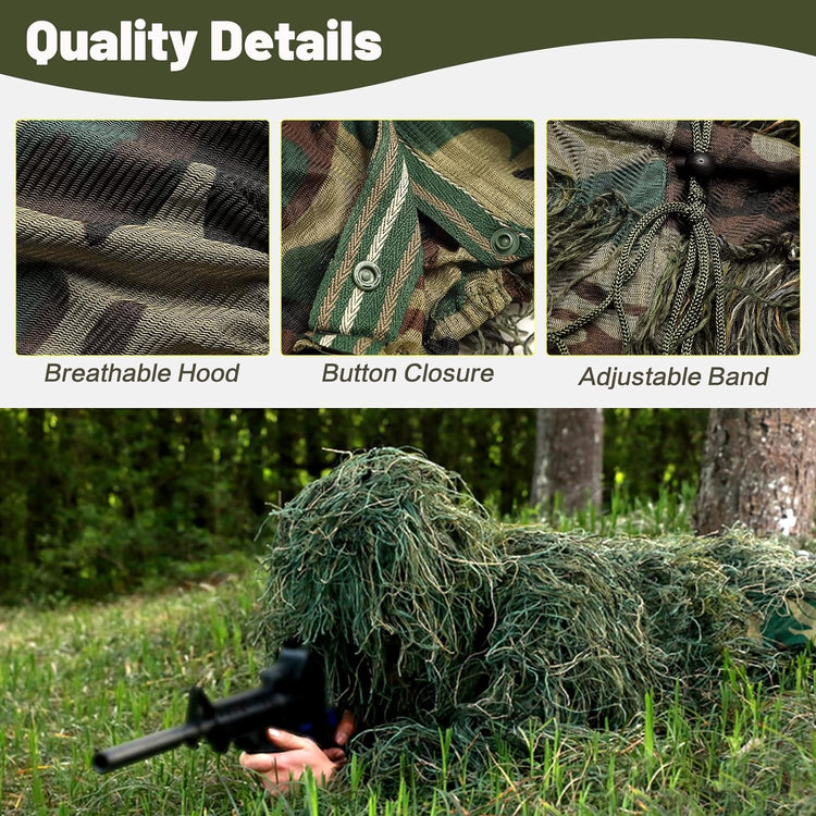 ABORON 5 in 1 Ghillie Suit - Trailmark Outdoors