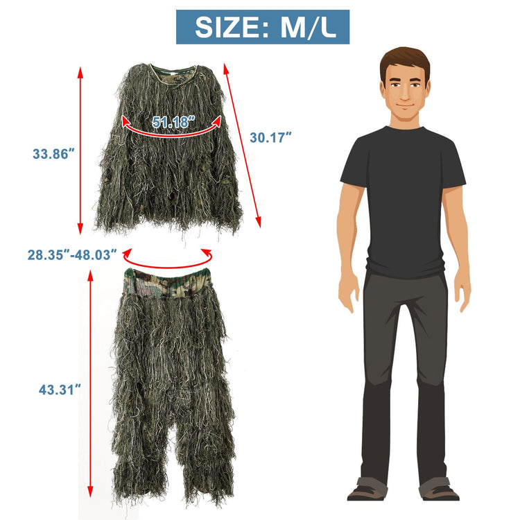 ABORON 5 in 1 Ghillie Suit - Trailmark Outdoors