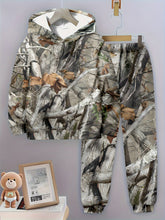 Boys' camo Hoodie and Jogger Set