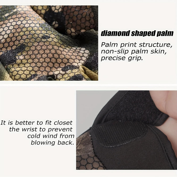 Autumn Winter Full Finger Hunting Gloves - Trailmark Outdoors