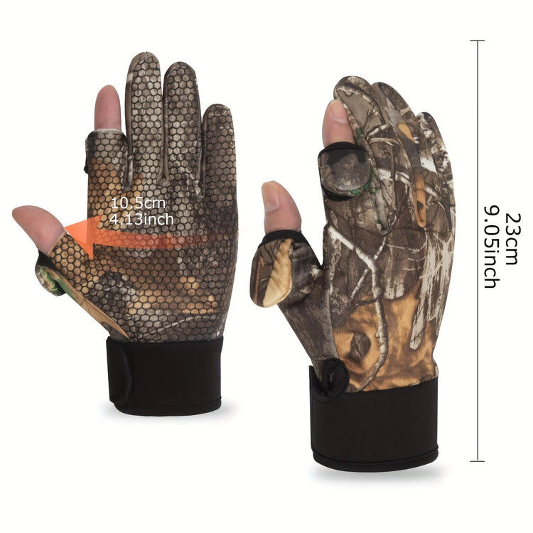 Autumn Winter Full Finger Hunting Gloves - Trailmark Outdoors