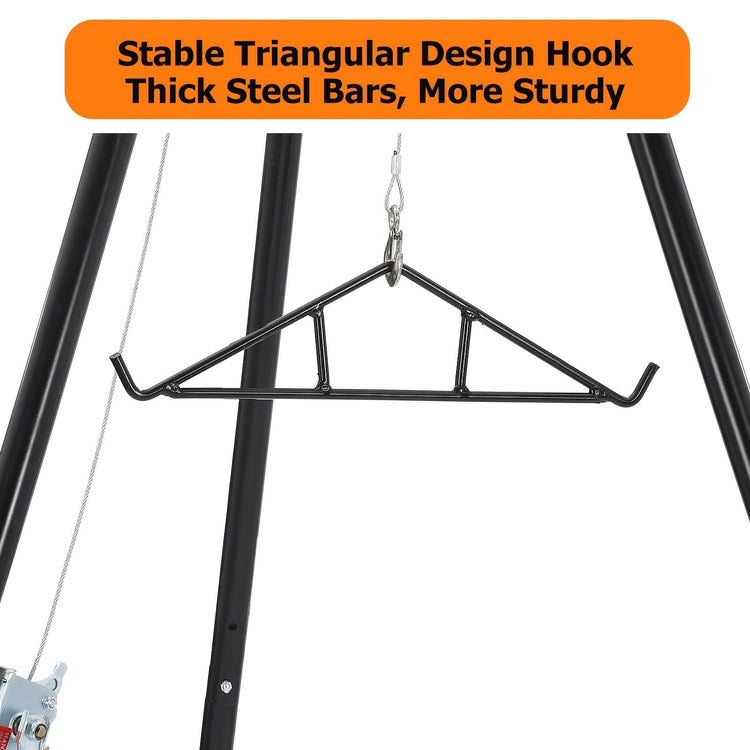 Deer Hanger For Skinning, 500 LBS Deer Hoist Tripod - Trailmark Outdoors