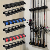 Easy - Install Black ABS Fishing Rod Holder - Trailmark Outdoors