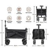 Foldable Portable Picnic Outdoor Camping Cart - Trailmark Outdoors