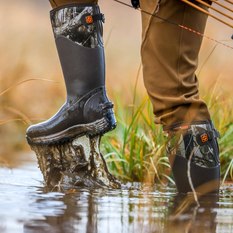 HISEA Rubber Rain Boots For Men - Trailmark Outdoors