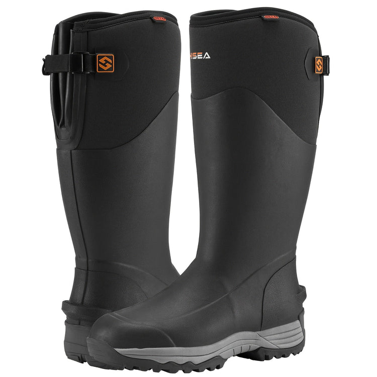 HISEA Rubber Rain Boots For Men - Trailmark Outdoors
