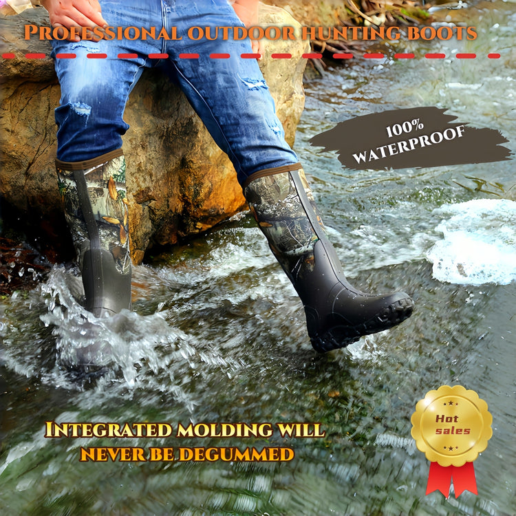 Insulated Rubber Outdoor Hunting Boots - Trailmark Outdoors