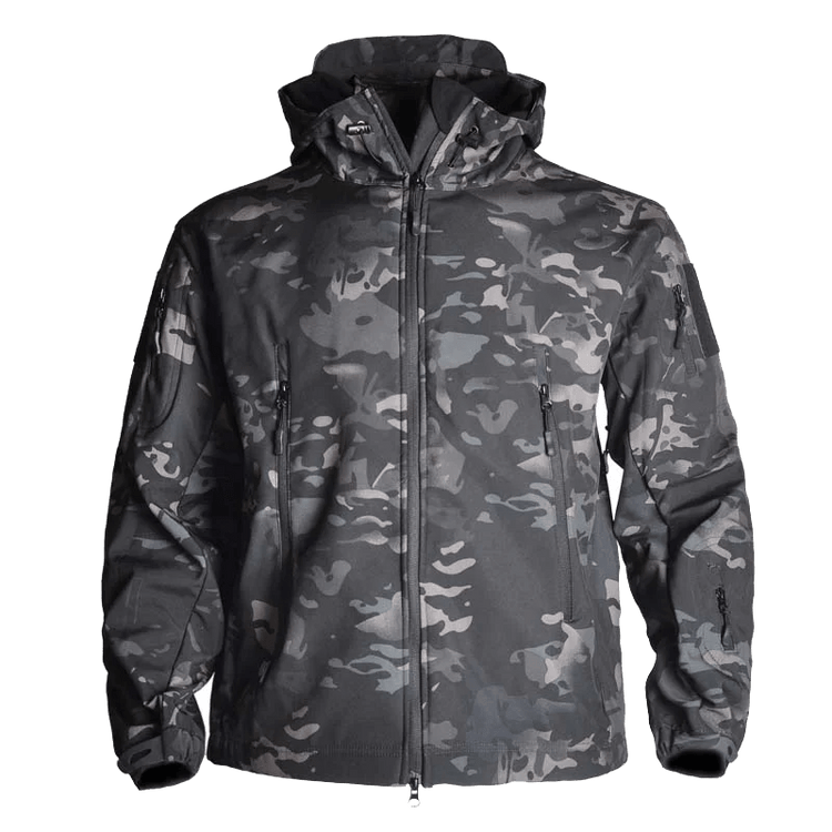Men Waterproof Camo Jacket Windbreaker - Trailmark Outdoors