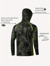 Men'S Fishing Hoodie Shirt with Built - in Mask - Trailmark Outdoors