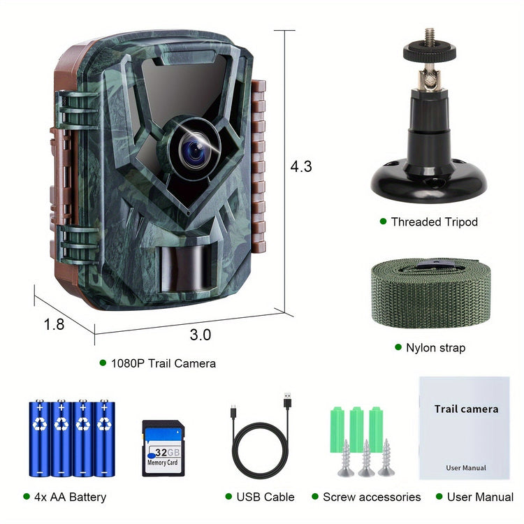 Mini Game Camera With Night Vision - Trailmark Outdoors