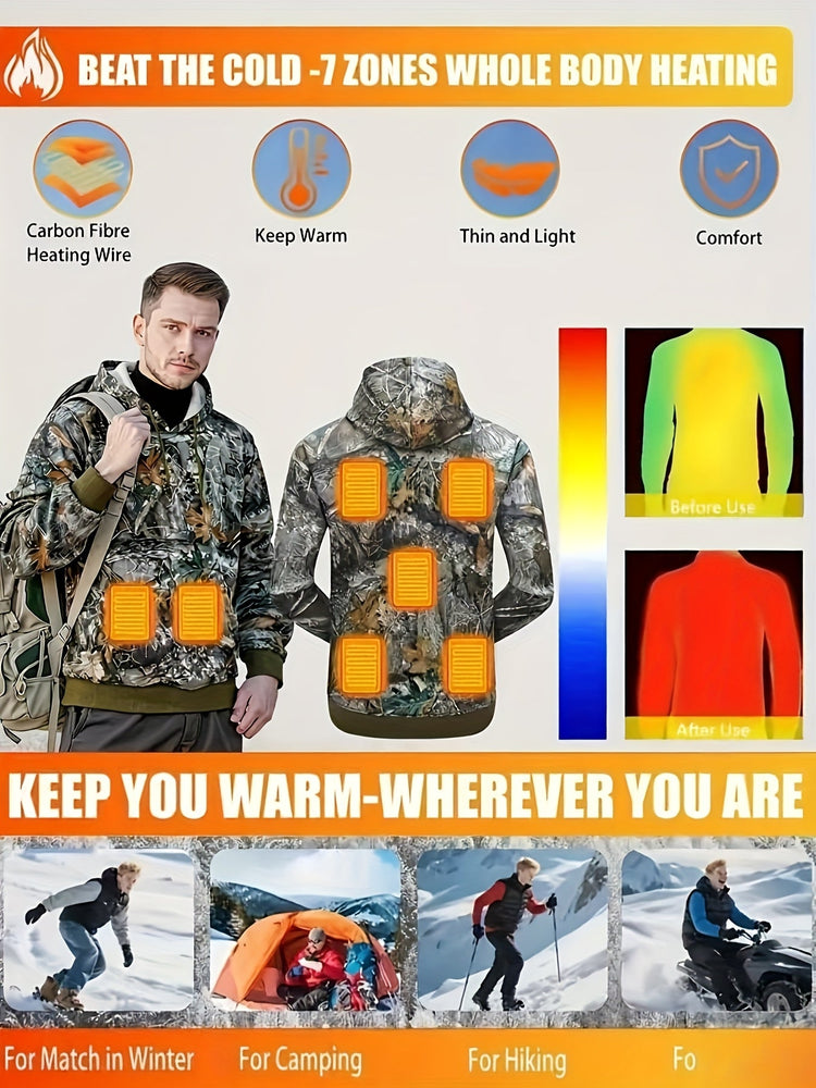 New 7 - Zone Heating Electric Hoodie - Trailmark Outdoors