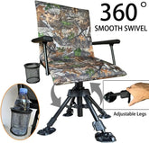 Outdoor Camping Fishing Silent Swivel Chair - Trailmark Outdoors