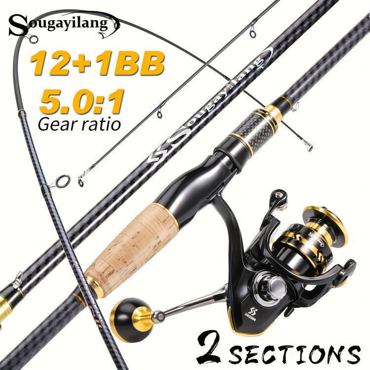 The Sougayilang Spinning Reel Set - Trailmark Outdoors