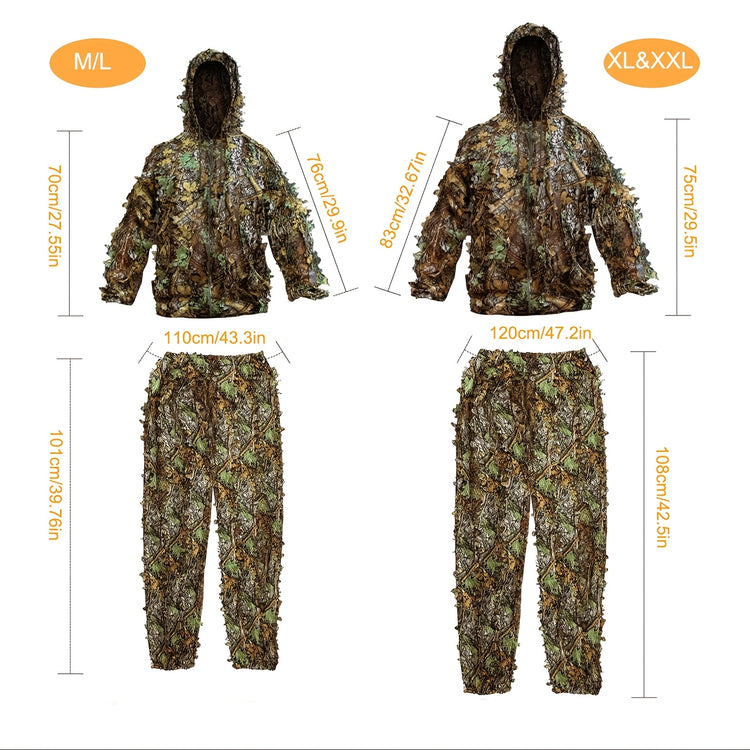 3D Leaf Camouflage Suit