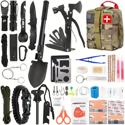 152-in-1 Multipurpose Tool Box Emergency Survival Kit