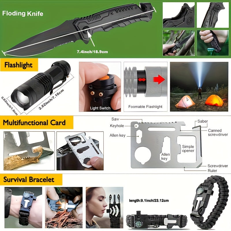 152-in-1 Multipurpose Tool Box Emergency Survival Kit
