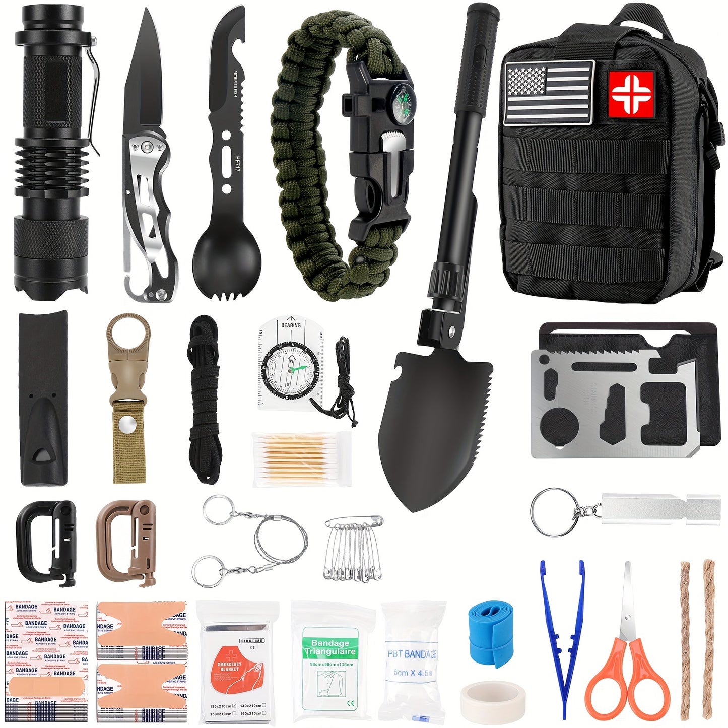 152-in-1 Multipurpose Tool Box Emergency Survival Kit