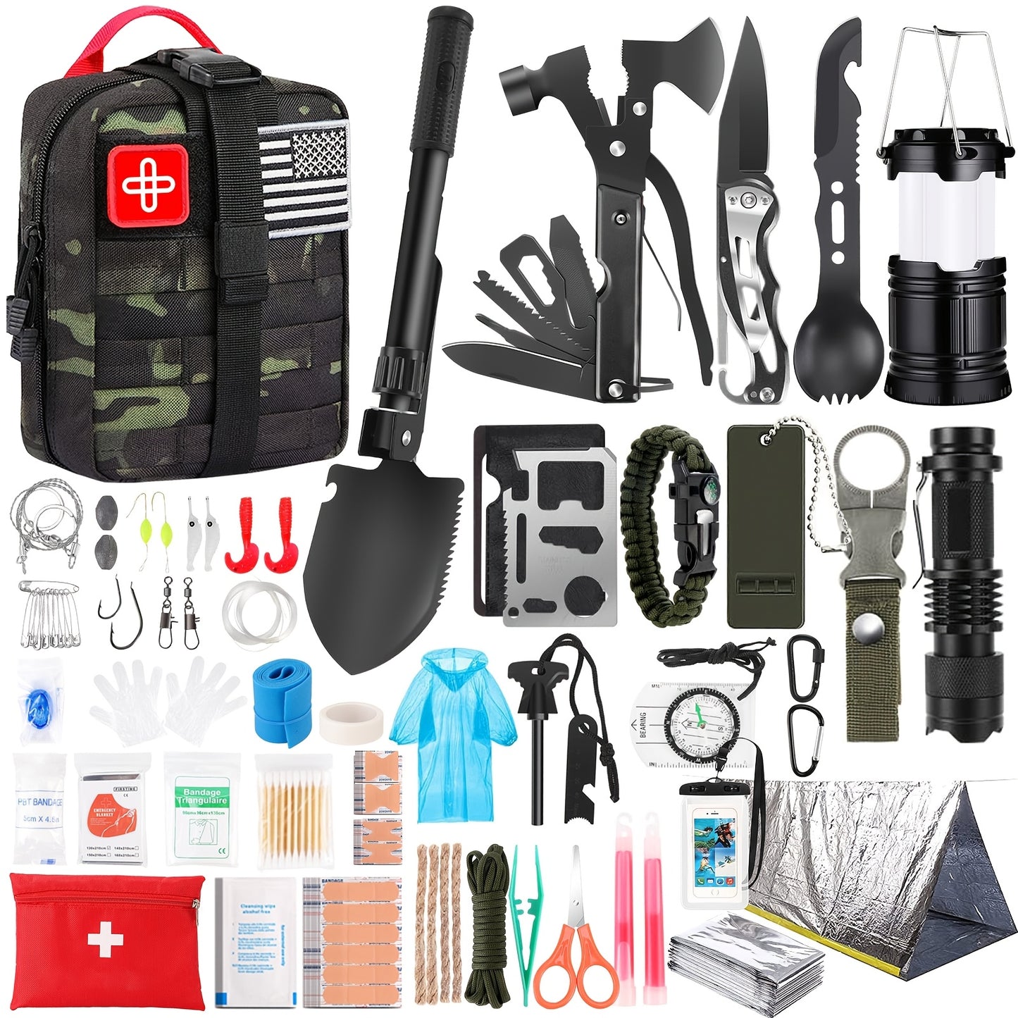 152-in-1 Multipurpose Tool Box Emergency Survival Kit