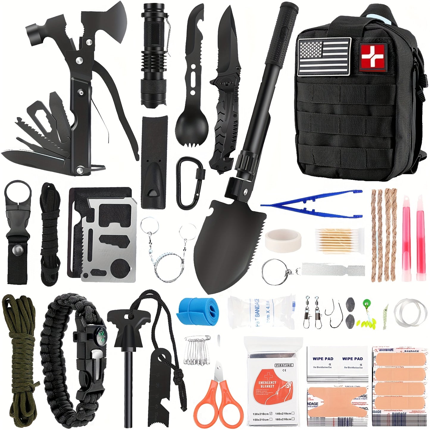 152-in-1 Multipurpose Tool Box Emergency Survival Kit