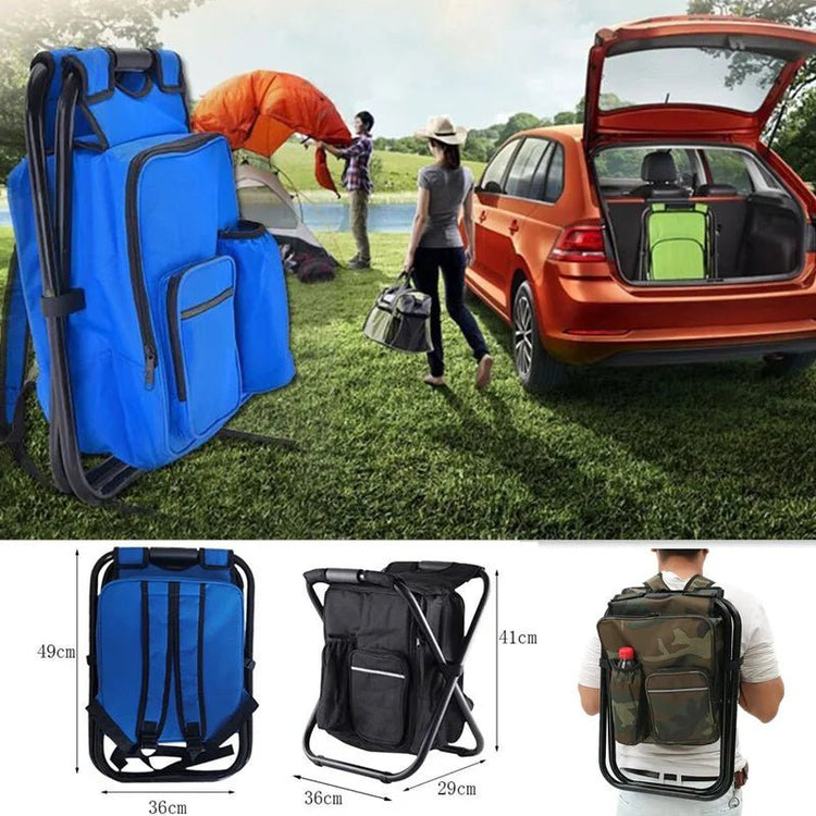 2 in 1 Folding Fishing Chair Bag - Trailmark Outdoors