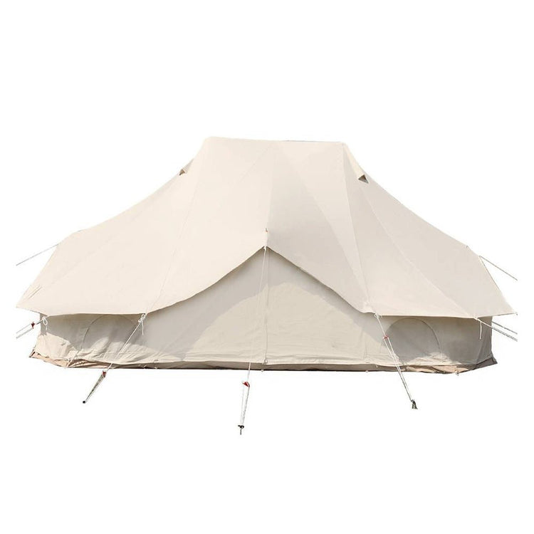 20FT Large Luxury Glamping Yurt Teepee Canvas Camping Tent (SAK37612) - Trailmark Outdoors