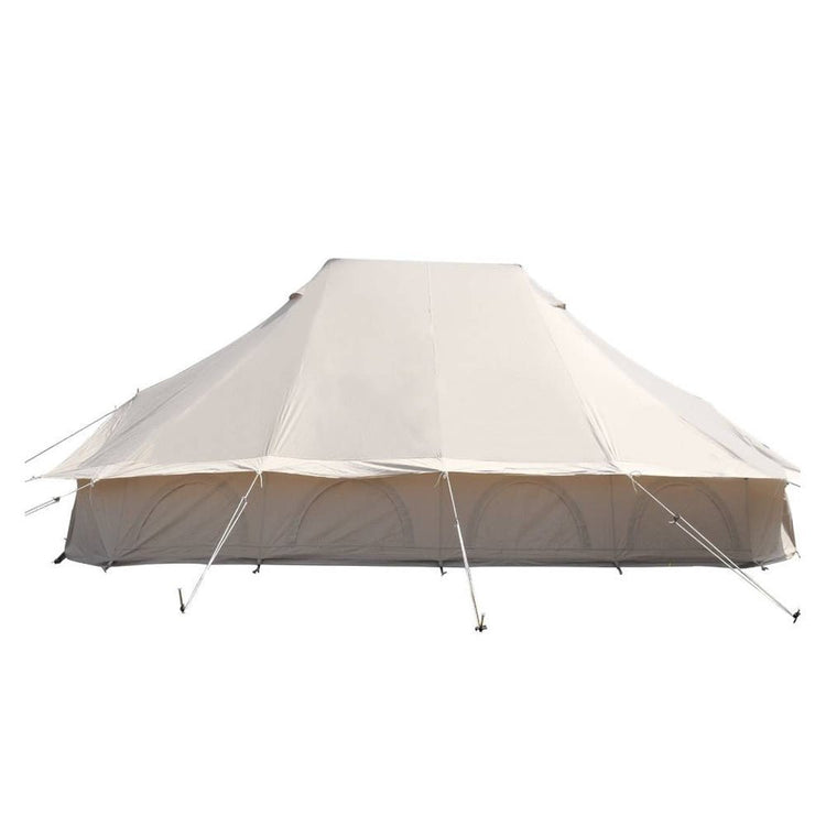 20FT Large Luxury Glamping Yurt Teepee Canvas Camping Tent (SAK37612) - Trailmark Outdoors