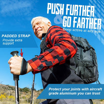 2pcs Durable Telescopic Multifunctional Aluminum Trekking... - Trailmark Outdoors