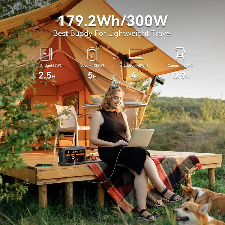 300W Outdoor AC DC Portable Power Station - Trailmark Outdoors
