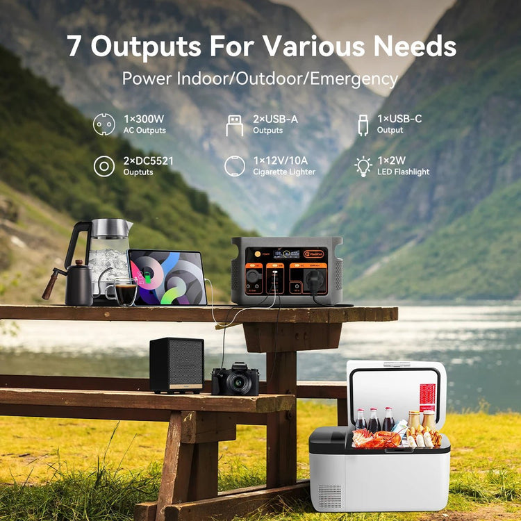 300W Outdoor AC DC Portable Power Station - Trailmark Outdoors