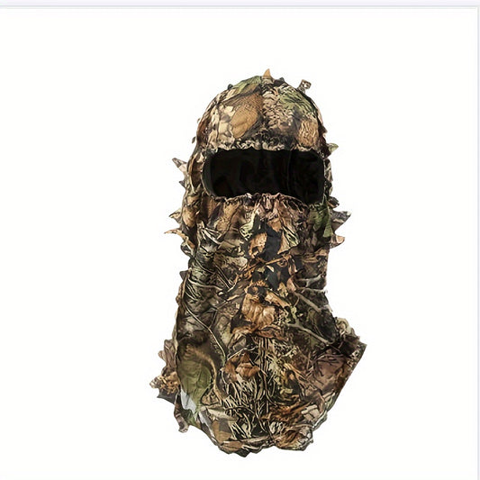 3D Leafy Camouflage Ghillie Headgear Mask