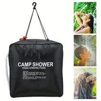 40L Extra - Large Portable Solar Heated Shower - Trailmark Outdoors