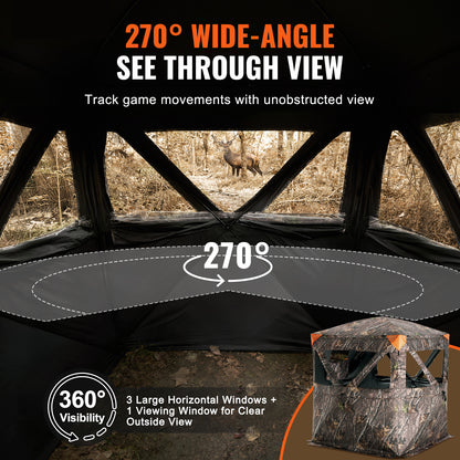 55 inch VEVOR Hunting Blind 270° See Through